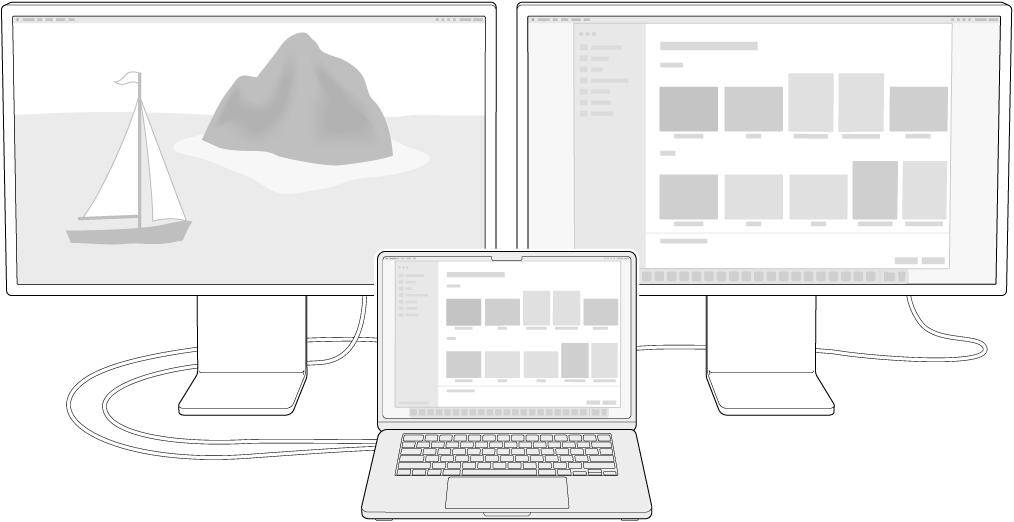 攻略！Macbook外接2台显示器，怎么设置多屏异显？